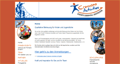 Desktop Screenshot of cremona-activities.de